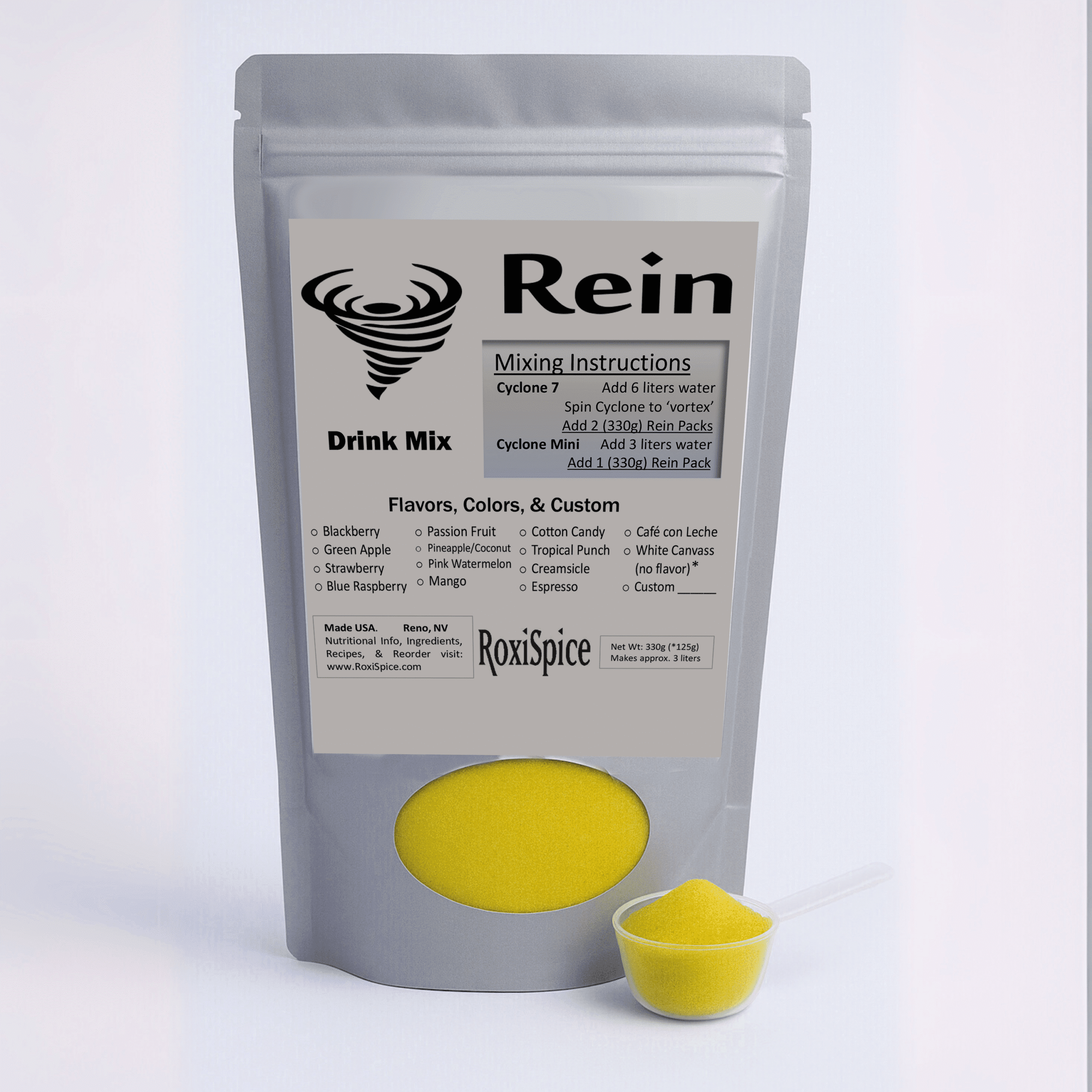 Rein Drink Mix Passion Fruit – Yellow image 1