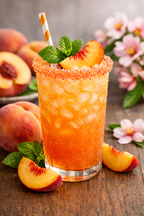 Sour Peach Cocktail Rim Sugar